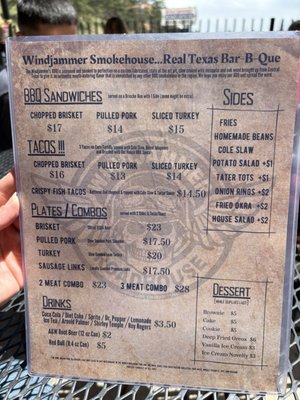 Menu photo 2 The Windjammer Roadhouse Loveland, CO Menu photo 2 The Windjammer Roadhouse Loveland, CO