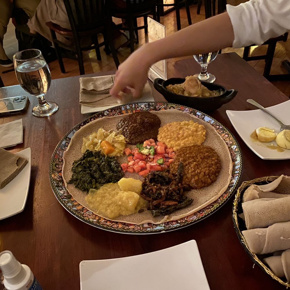 Ethiopic - Vegetarian platter - Ethiopian Near Me - Washington, DC, District of Columbia