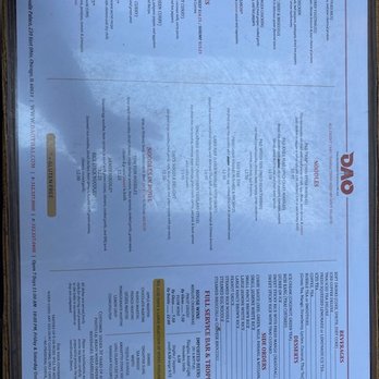 Dao Thai - Menu - Thai Near Me - Chicago, Illinois Dao Thai - Menu - Thai Near Me - Chicago, Illinois