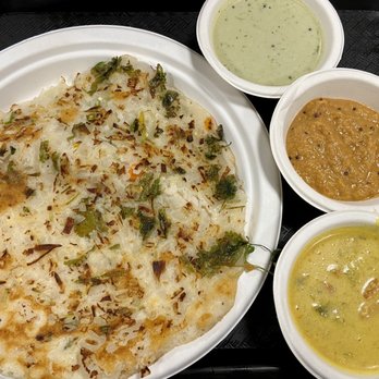 Ganesh Temple Canteen - Onion Chili Uttapam - Indian Near Me - Flushing, New York Ganesh Temple Canteen - Onion Chili Uttapam - Indian Near Me - Flushing, New York