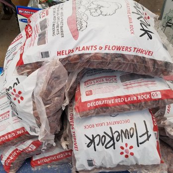 Lowe's Home Improvement - Lava rocks for my honey' birthdays project - Hardware Stores Near Me - Foley, Alabama