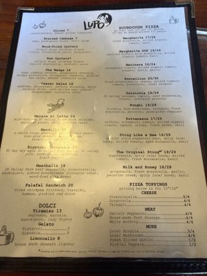 Menu photo 1 Lupo Louisville, KY Menu photo 1 Lupo Louisville, KY