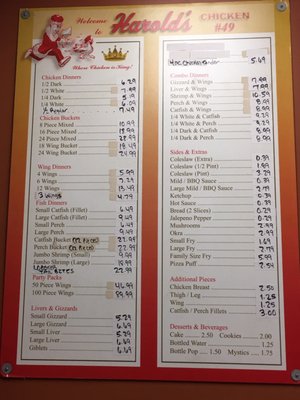 Menu photo 4 Harold's Chicken Shack Matteson, IL Menu photo 4 Harold's Chicken Shack Matteson, IL