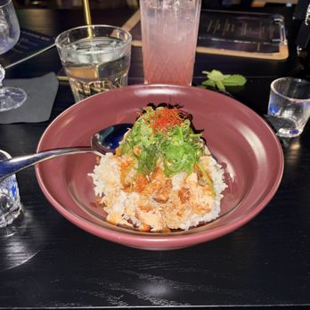 Bae-B Lounge & Bar - Salmon bowl! With rice and a very delicious sauce - Lounges Near Me - Lauderhill, Florida Bae-B Lounge & Bar - Salmon bowl! With rice and a very delicious sauce - Lounges Near Me - Lauderhill, Florida