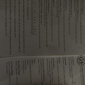 Santo Cielo - Cocktail Menu - New American Near Me - Naperville, Illinois