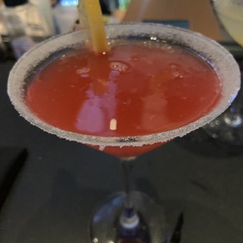 Rick Erwin's Level 10 - Strawberry lemon drop martini - New American Near Me - Spartanburg, South Carolina Rick Erwin's Level 10 - Strawberry lemon drop martini - New American Near Me - Spartanburg, South Carolina
