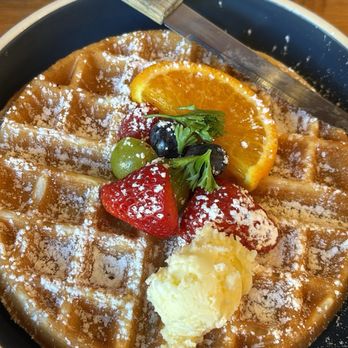 Sunny Side Breakfast - Side waffle - really light and crispy - Breakfast & Brunch Near Me - Sacramento, California Sunny Side Breakfast - Side waffle - really light and crispy - Breakfast & Brunch Near Me - Sacramento, California