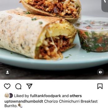 Uptown & Humboldt - chorizo chimichurri breakfast burrito - Food Trucks Near Me - Denver, Colorado Uptown & Humboldt - chorizo chimichurri breakfast burrito - Food Trucks Near Me - Denver, Colorado