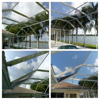True Blue Washing - Really dirty pool cage - Pressure Washers Near Me - Lutz, Florida True Blue Washing - Really dirty pool cage - Pressure Washers Near Me - Lutz, Florida
