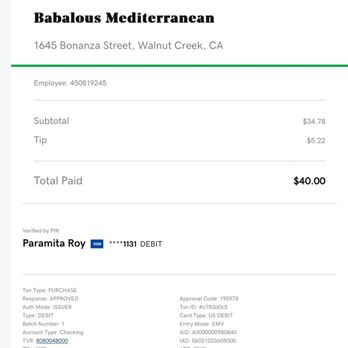 Babalou's Mediterranean - Mediterranean Near Me - Walnut Creek, California