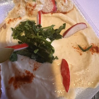 Rayan Lebanese Cuisine - Hummus, Baba Ghanouj that comes with the Chicken Kebab - Mediterranean Near Me - Austin, Texas Rayan Lebanese Cuisine - Hummus, Baba Ghanouj that comes with the Chicken Kebab - Mediterranean Near Me - Austin, Texas