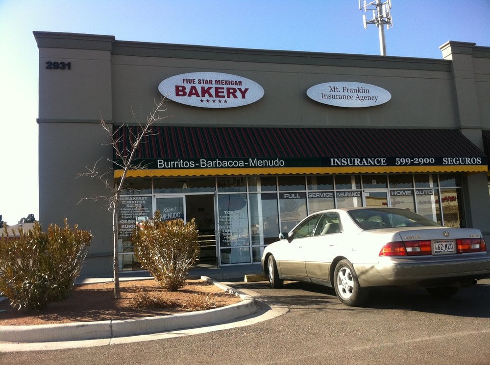 FIVE STAR MEXICAN BAKERY CLOSED 2931 Dieter Dr, El Paso