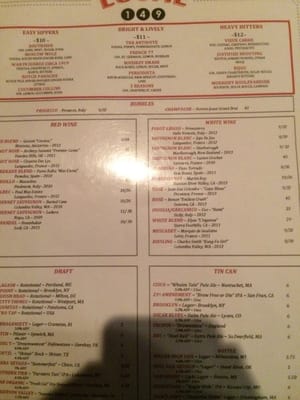 Menu photo 1 Local 149 Boston, MA