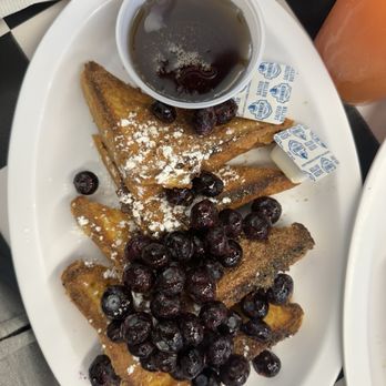 McLean's Restaurant - blueb french toast - American Near Me - Richmond, Virginia McLean's Restaurant - blueb french toast - American Near Me - Richmond, Virginia
