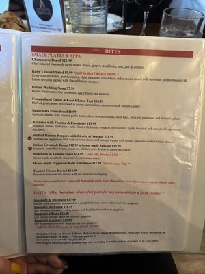 Menu photo 5 Ruby’s Winehouse Coraopolis, PA