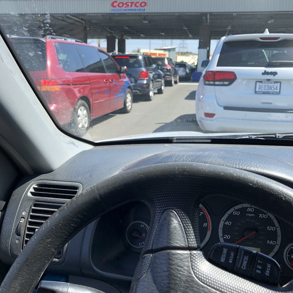Costco Gasoline - Crazy long lines but moves fast 3 pumps per side - Gas Stations Near Me - Monterey Park, California Costco Gasoline - Crazy long lines but moves fast 3 pumps per side - Gas Stations Near Me - Monterey Park, California