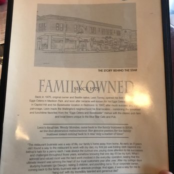 Blue Star Cafe & Pub - Family owned since 1975 - Breakfast & Brunch Near Me - Seattle, Washington