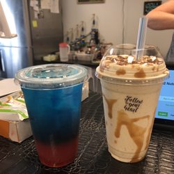 342 Nutrition - Gummy worm tea and caramel pecan cheesecake shake