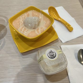 UC Dessert - D01. Cold Fresh Cantaloupe Sago K04. Small Coconut Pudding - Desserts Near Me - Oakland, California