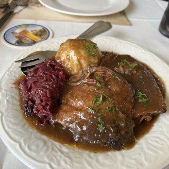 German Restaurant Stammtisch - Red Cabbage with beef - German Near Me - Seaside, California German Restaurant Stammtisch - Red Cabbage with beef - German Near Me - Seaside, California