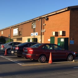 Baldoyle badminton centre - The parking space, and entrance