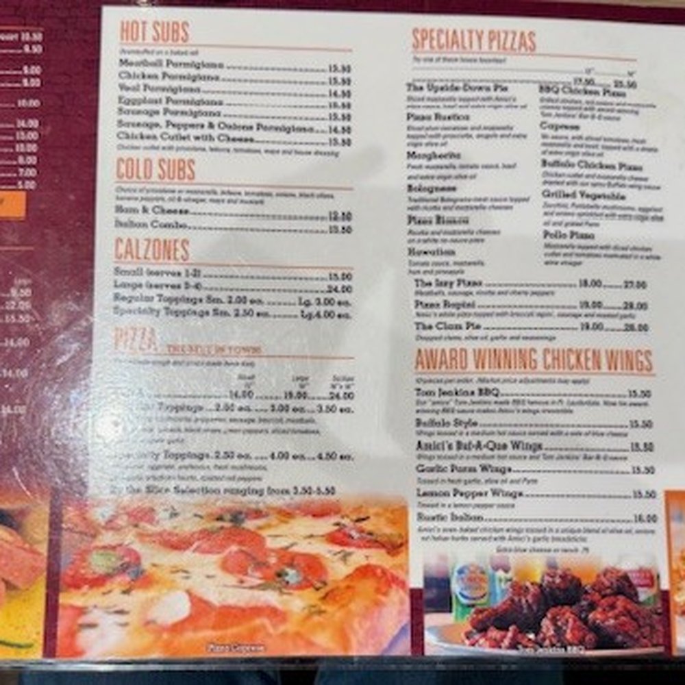 Amici's Pizza Cafe - Amici's menu - Italian Near Me - Coconut Creek, Florida Amici's Pizza Cafe - Amici's menu - Italian Near Me - Coconut Creek, Florida