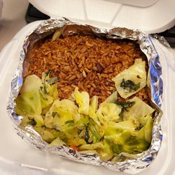 Chef Rose Jamaican Cuisine - Rice with cabbage
