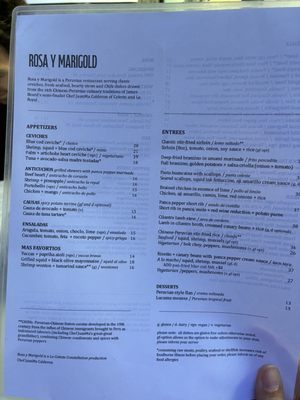 Menu photo 2 Rosa y Marigold Boston, MA Menu photo 2 Rosa y Marigold Boston, MA