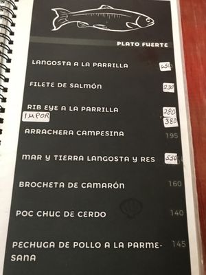 Menu photo 1 El Mero Mero Puerto Aventuras, ROO