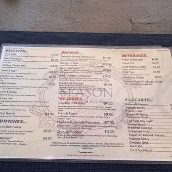Season - Menu - Breakfast & Brunch Near Me - Marietta, Georgia Season - Menu - Breakfast & Brunch Near Me - Marietta, Georgia