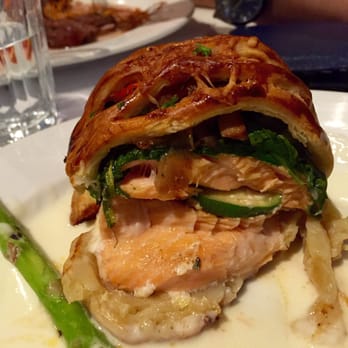 Elements Restaurant - Inside of Salmon Wellington - Vietnamese Near Me - San Jose, California