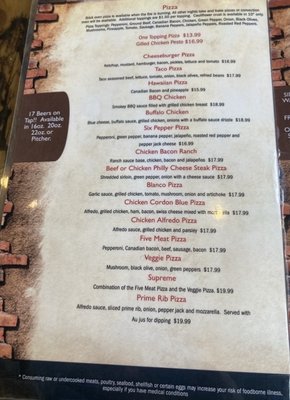 Menu photo 3 Stogie Joe's Worland, WY