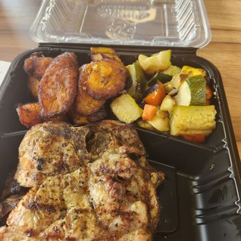 Sardis - Pork chops with grilled veggies and plantain. - Chicken Shop Near Me - New Carrollton, Maryland Sardis - Pork chops with grilled veggies and plantain. - Chicken Shop Near Me - New Carrollton, Maryland