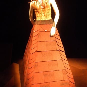 Biosphère - ONE | Outfits from a New Era Exhibit - Dress Made from Building Materials - Museums Near Me - Montreal, Quebec