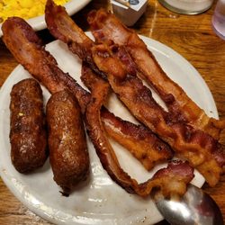 Depot Restaurant & Casino - Sausage and crispy bacon