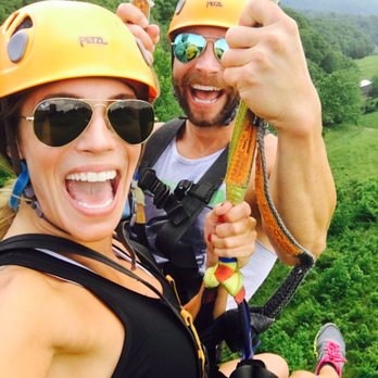 Wahoo Ziplines - Tandem line was one of the highlights! - Ziplining Near Me - Sevierville, Tennessee