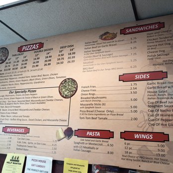 Pizza House - Menu - Pizza Near Me - Zion, Illinois
