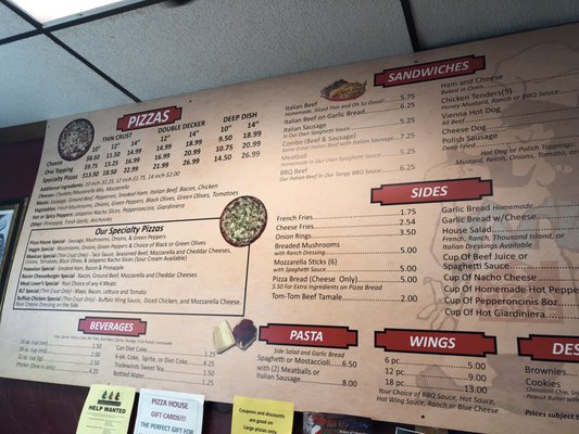 Menu photo 1 Pizza House Zion, IL