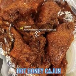 Halal Eats - Hot Honey Cajun Wings