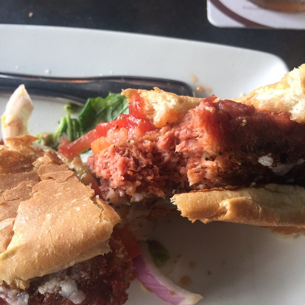 Yard House - Plant Based Beyond Burger looked & tasted like raw meat but it was the cooks fault! - New American Near Me - Carlsbad, California