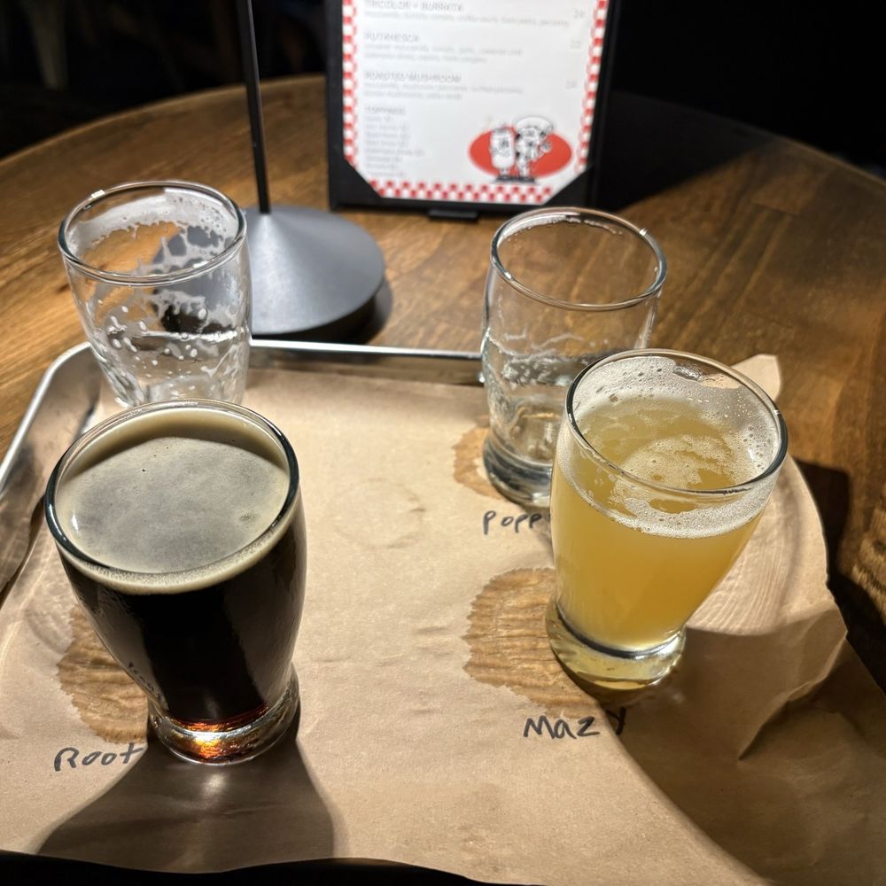 Flight of beers
