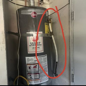 Turtle and Tito's Plumbing - Before picture. Had to replace what was circled in red as it wasn't up to code - Plumbing Near Me Turtle and Tito's Plumbing - Before picture. Had to replace what was circled in red as it wasn't up to code - Plumbing Near Me