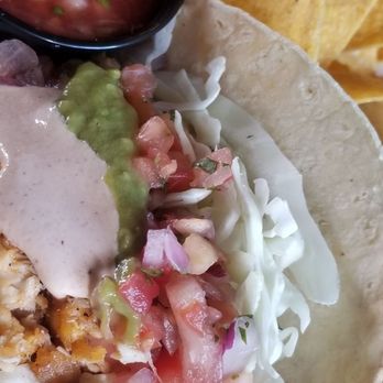 Restaurant 604 - Fish tacos. Comes with 3 pieces. - Breakfast & Brunch Near Me - Honolulu, Hawaii
