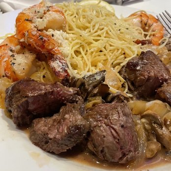 Assaggio Bistro - Filet mignon and shrimp scampi - $45.00 - Italian Near Me - Honolulu, Hawaii Assaggio Bistro - Filet mignon and shrimp scampi - $45.00 - Italian Near Me - Honolulu, Hawaii