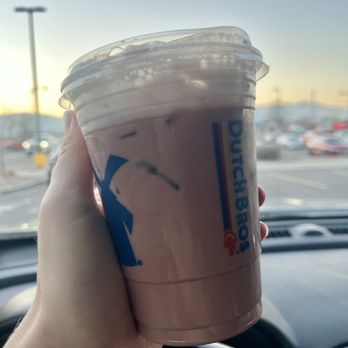 Dutch Bros Coffee - Jelly donut chocolate milk - Juice Bars & Smoothies Near Me - Riverton, Utah
