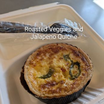 KRISP Fresh Living - Roasted Veggies and Jalapeno Quiche = super tasty with a slight kick - Coffee & Tea Near Me - Irvine, California KRISP Fresh Living - Roasted Veggies and Jalapeno Quiche = super tasty with a slight kick - Coffee & Tea Near Me - Irvine, California