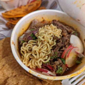Con Sabor A Mexico - Birria ramen $10 - Food Trucks Near Me - San Jose, California Con Sabor A Mexico - Birria ramen $10 - Food Trucks Near Me - San Jose, California