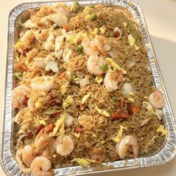 Number One Chinese Restaurant - Party tray fried rice platter
