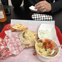 Mixed Mix Shawarma Wrap Hummus Mixed Mix Shawarma Wrap Hummus