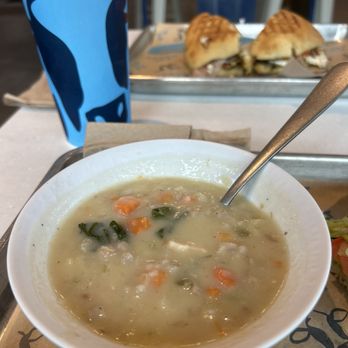Mendocino Farms - Lemon Chicken & Farro soup - Salad Near Me - Santa Barbara, California Mendocino Farms - Lemon Chicken & Farro soup - Salad Near Me - Santa Barbara, California
